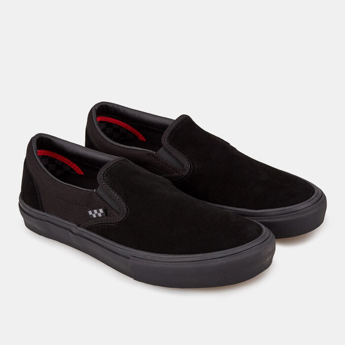Vans Skate Slip-On Unisex Shoe Black Vans Skate Slip-On Unisex Shoe Black image number 1