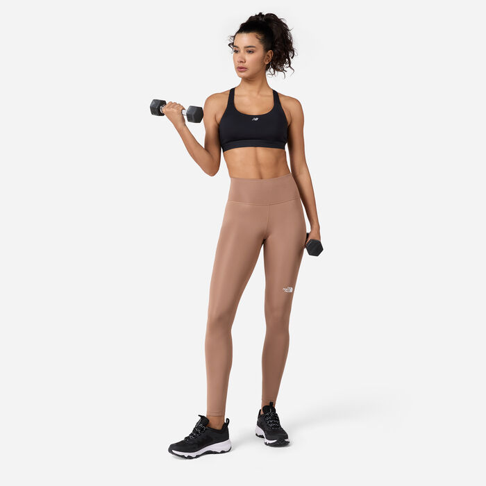 The North Face Women's Flex Leggings Brown The North Face Women's Flex Leggings Brown image number 2