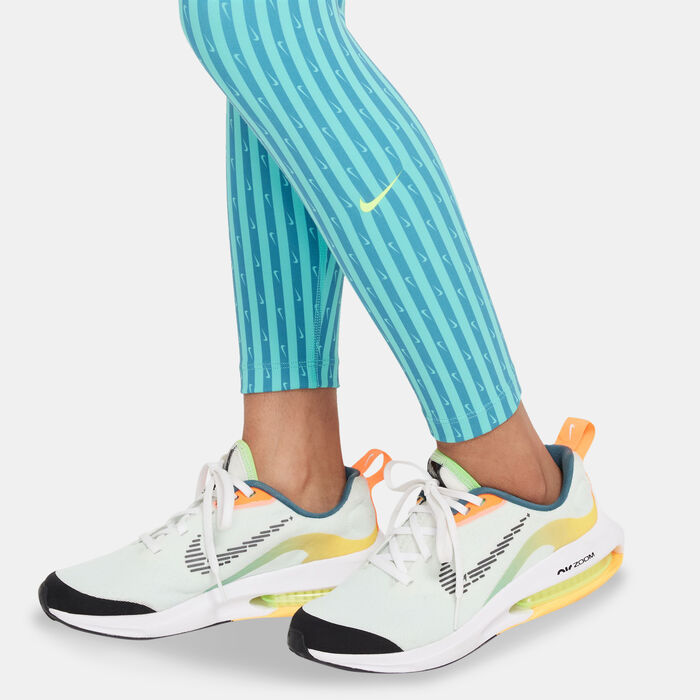 Nike Kids' One Dri-FIT Leggings (Older Kids) Blue image number 3