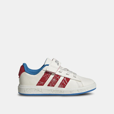 adidas Kids' Marvel Spider-Man Grand Court Shoes White