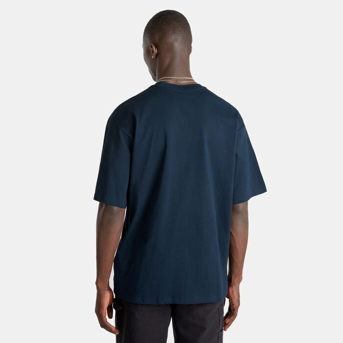 Vans Men's Retro V T-Shirt Blue Vans Men's Retro V T-Shirt Blue image number 1