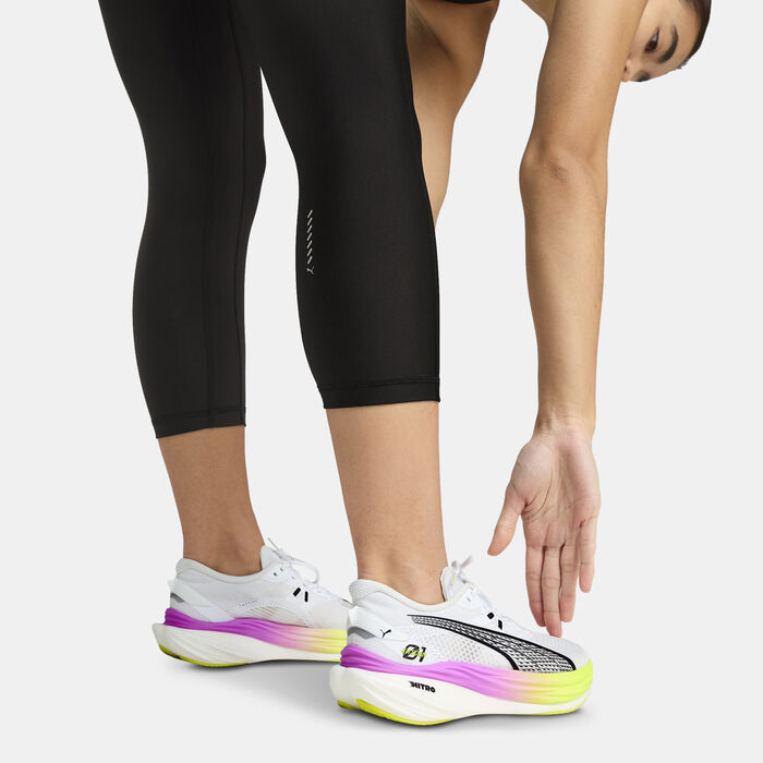 PUMA Women's VELOCITY 3/4 Running Leggings Black PUMA Women's VELOCITY 3/4 Running Leggings Black image number 3