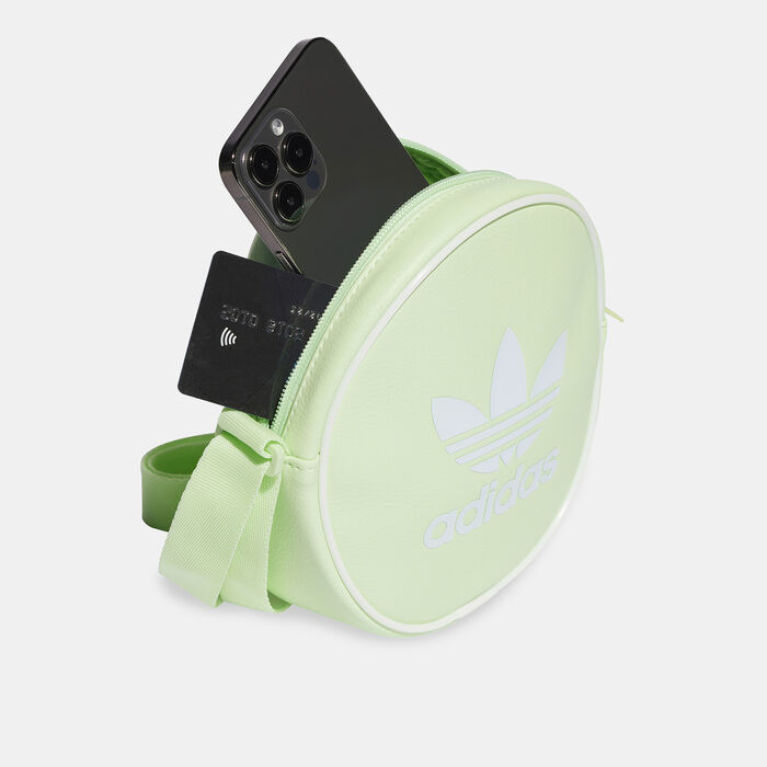 adidas Originals Men's Adicolor Classic Crossbody Bag Green adidas Originals Men's Adicolor Classic Crossbody Bag Green image number 3