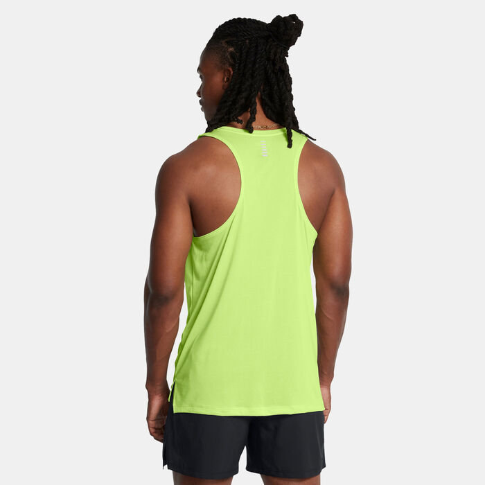 Under Armour Men's Launch Running Tank Top Green Under Armour Men's Launch Running Tank Top Green image number 1