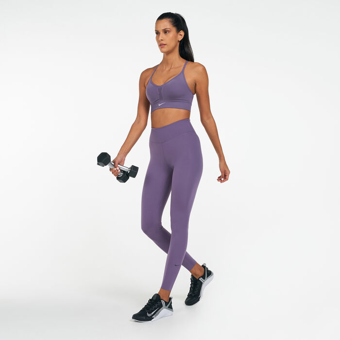 Nike Women's One Luxe Leggings Purple Nike Women's One Luxe Leggings Purple image number 2