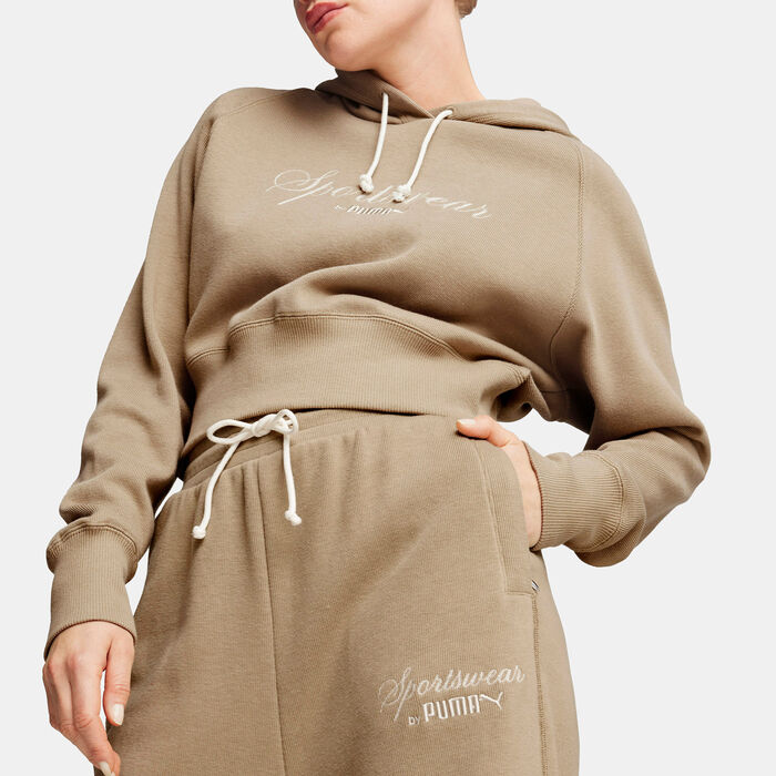 PUMA Women's Classics+ Sweatpants Brown PUMA Women's Classics+ Sweatpants Brown image number 4