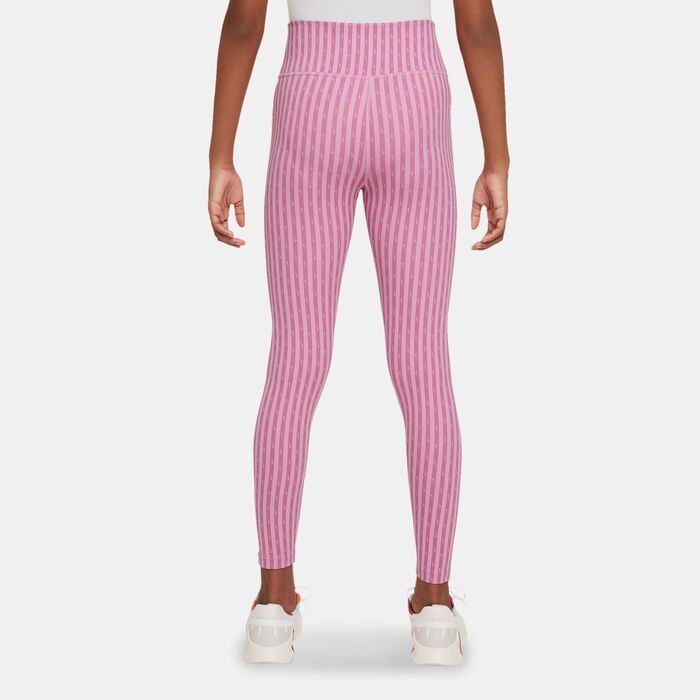 Nike Kids' One Dri-FIT Leggings (Older Kids) Pink image number 1