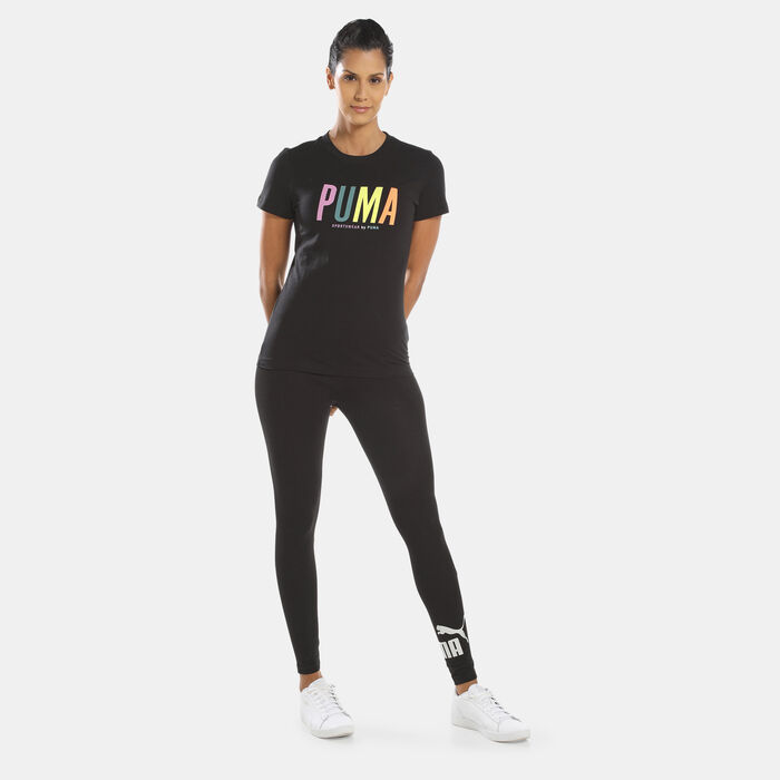PUMA Women's SWxP Graphic T-Shirt Black PUMA Women's SWxP Graphic T-Shirt Black image number 2