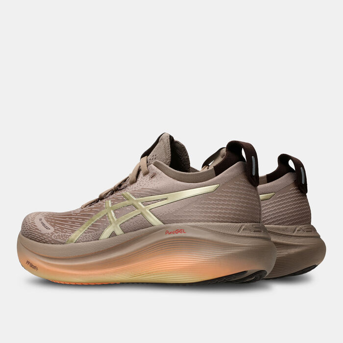 ASICS Women's GEL-NIMBUS 27 LUXE Running Shoes Brown image number 2