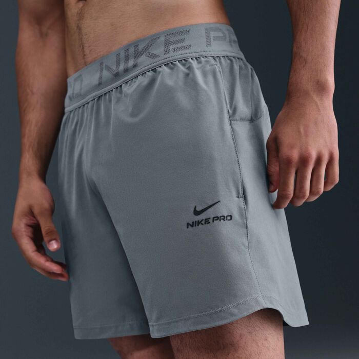 Nike Men's Pro Dri-FIT Training Shorts Grey Nike Men's Pro Dri-FIT Training Shorts Grey image number 1