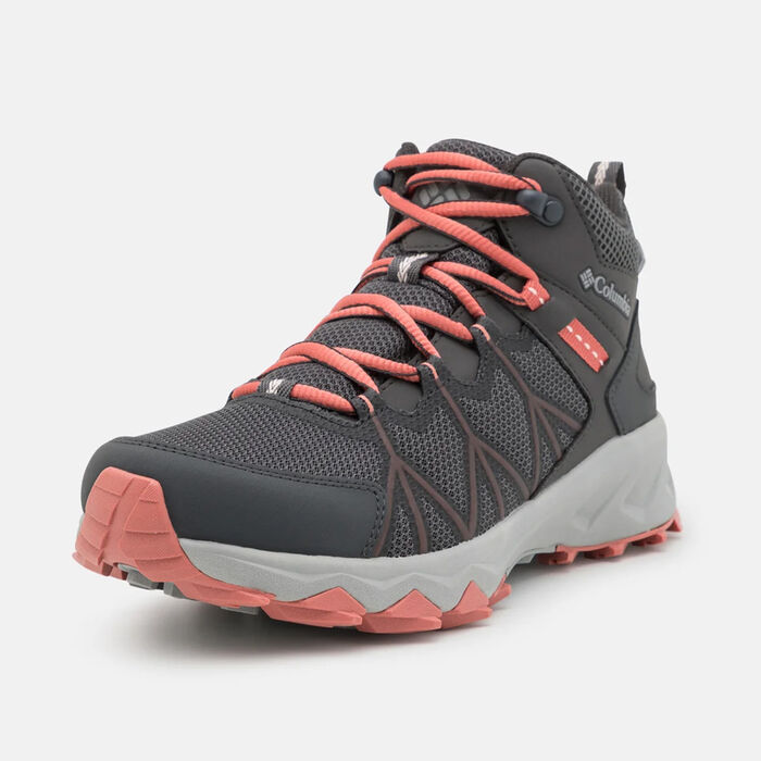 Columbia Women's Peakfreak II Mid OutDry Hiking Shoes Grey Columbia Women's Peakfreak II Mid OutDry Hiking Shoes Grey image number 1