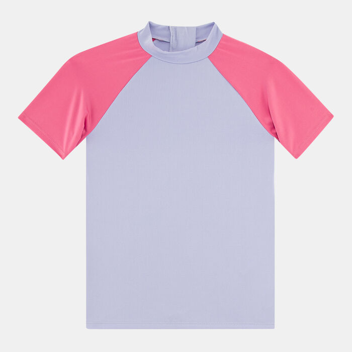 Sun and Sand Sports Kids' Swimming T-Shirt and Shorts Set Purple Sun and Sand Sports Kids' Swimming T-Shirt and Shorts Set Purple image number 1