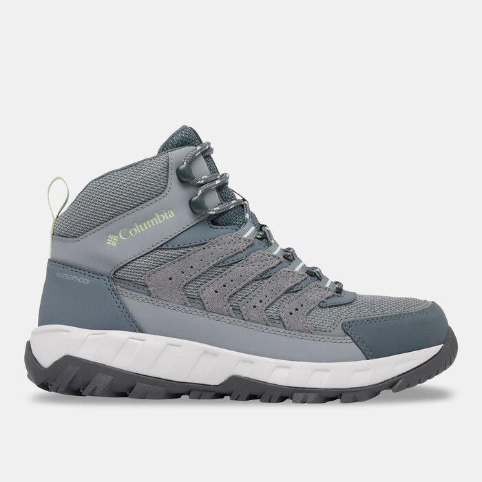 Columbia Women's Strata Trail Mid Waterproof Boots Grey Columbia Women's Strata Trail Mid Waterproof Boots Grey image number 0