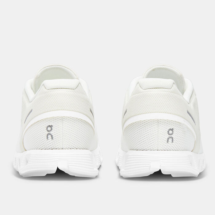 On Women's Cloud 5 Running Shoes White On Women's Cloud 5 Running Shoes White image number 5