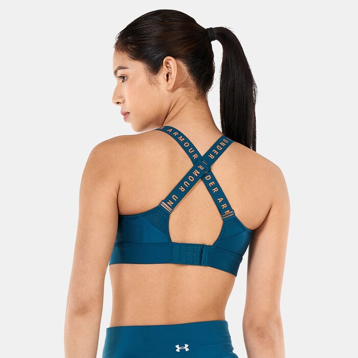Under Armour Women's Infinity High-Support Training Sports Bra Green Under Armour Women's Infinity High-Support Training Sports Bra Green image number 1