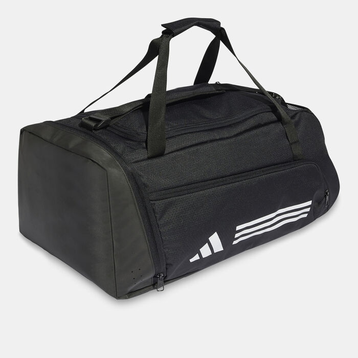 adidas Men's Essentials 3-Stripes Duffel Bag Black adidas Men's Essentials 3-Stripes Duffel Bag Black image number 2