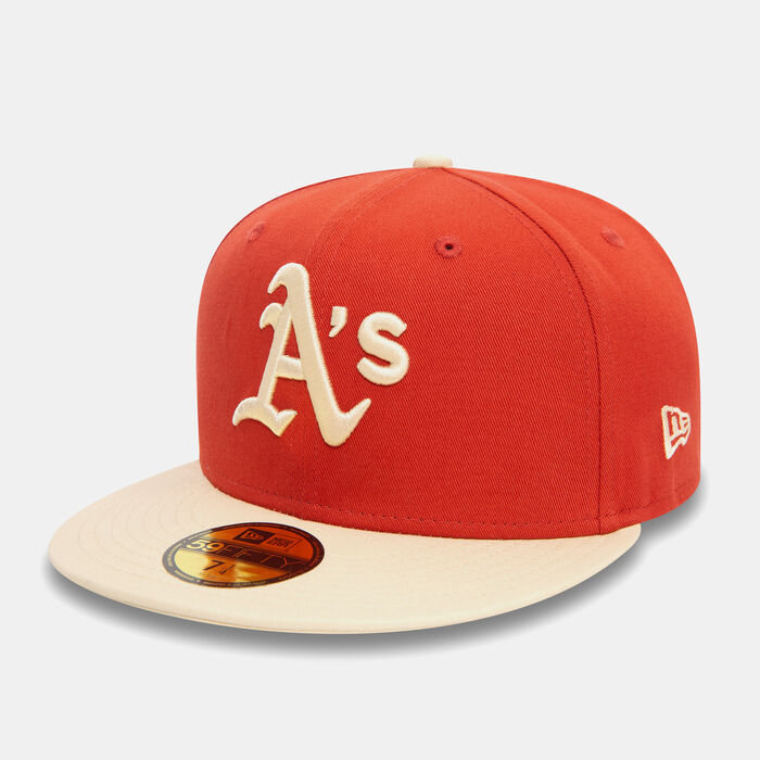 New Era Men's MLB Oakland Athletics Side Patch 59FIFTY Cap Orange New Era Men's MLB Oakland Athletics Side Patch 59FIFTY Cap Orange image number 2