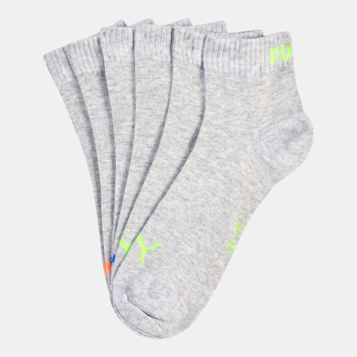 PUMA Men's Quarter Socks (3 Pack) Grey PUMA Men's Quarter Socks (3 Pack) Grey image number 0