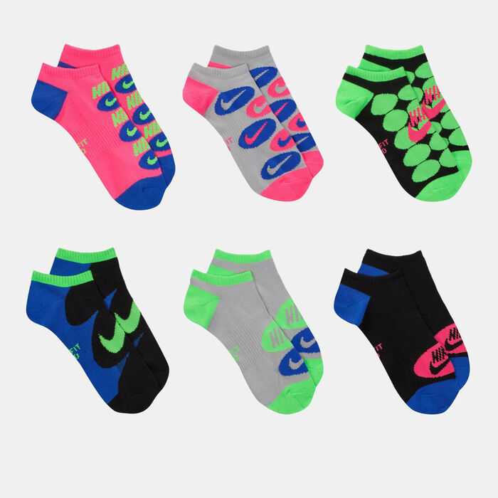 Nike Everyday Lightweight Training No-Show Socks (6 Pairs) Multi-Color Nike Everyday Lightweight Training No-Show Socks (6 Pairs) Multi-Color image number 1