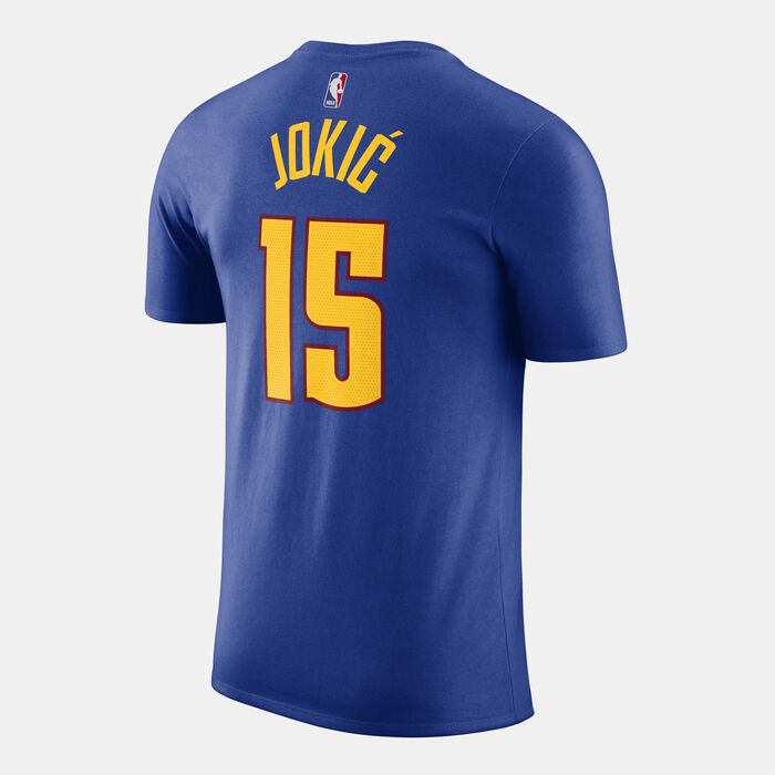 Jordan Men's NBA Denver Nuggets Nikola Jokic Statement Edition T-Shirt Blue Jordan Men's NBA Denver Nuggets Nikola Jokic Statement Edition T-Shirt Blue image number 3