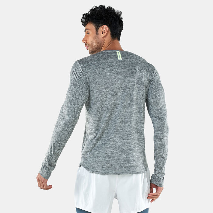 PUMA Men's Run Long Sleeve T-Shirt Grey PUMA Men's Run Long Sleeve T-Shirt Grey image number 1