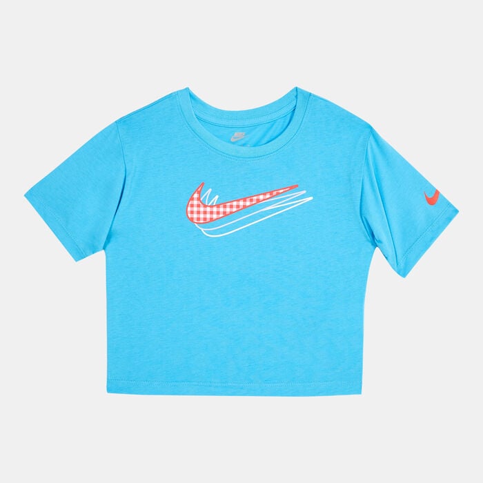 Nike Kids' Icon Boxy T-Shirt (Younger Kids) Blue Nike Kids' Icon Boxy T-Shirt (Younger Kids) Blue image number 0