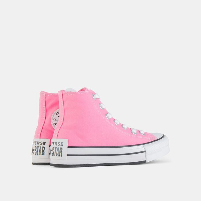 Converse Kids' Chuck Taylor All Star Eva Lift Platform Shoes Pink Converse Kids' Chuck Taylor All Star Eva Lift Platform Shoes Pink image number 2