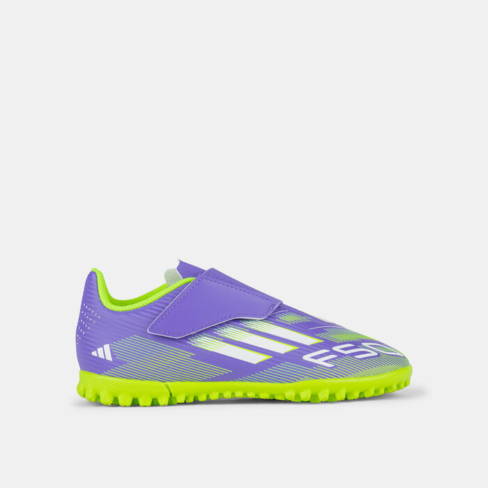 adidas Kids' F50 Club Turf Ground Football Shoes Purple adidas Kids' F50 Club Turf Ground Football Shoes Purple image number 0