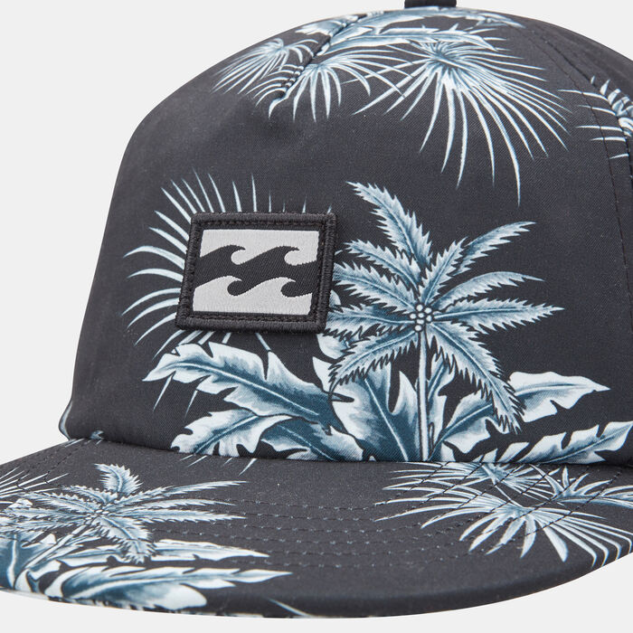 Billabong Men's Platform Print Strapback Cap Black Billabong Men's Platform Print Strapback Cap Black image number 2