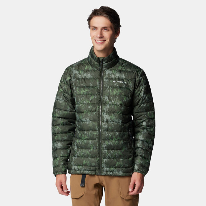 Columbia Men's Powder Lite II Printed Jacket Green image number 0