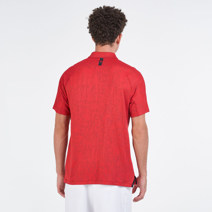 Nike Golf Men's Golf Dri-FIT ADV Tiger Woods Polo Shirt Red Nike Golf Men's Golf Dri-FIT ADV Tiger Woods Polo Shirt Red image number 1