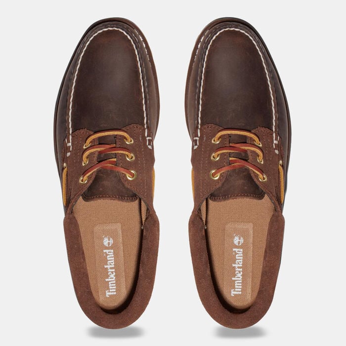 Timberland Men's Authentic Boat Shoes Brown Timberland Men's Authentic Boat Shoes Brown image number 3
