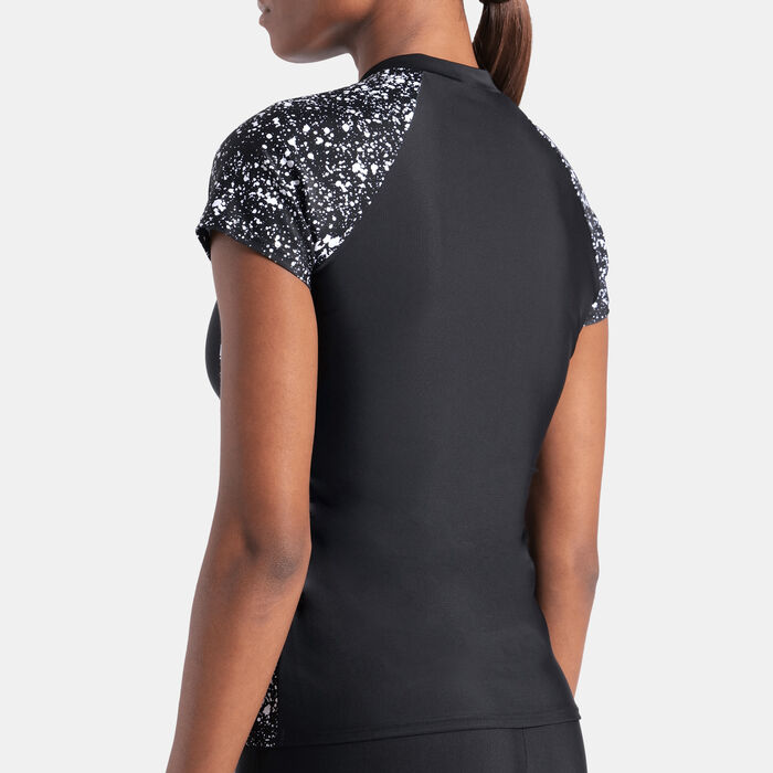 Arena Women's Modesty Swimming Rashguard Black Arena Women's Modesty Swimming Rashguard Black image number 3