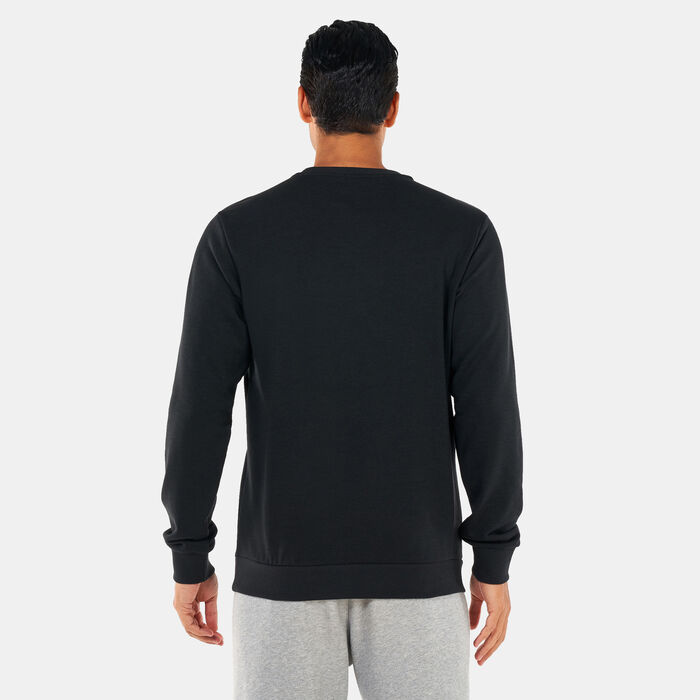 adidas Men's Essential Big Logo Sweatshirt Black adidas Men's Essential Big Logo Sweatshirt Black image number 1