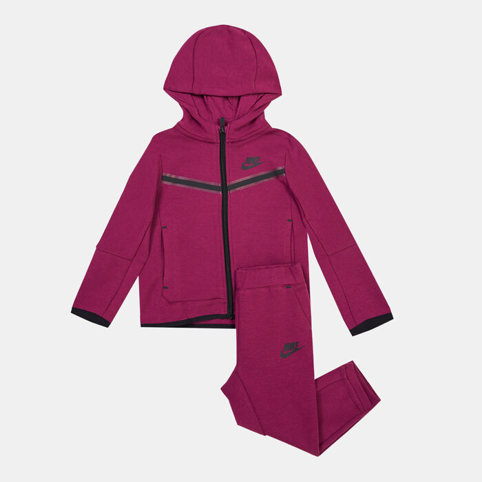 Nike Kids' Sportswear Tech Fleece Set (Baby and Toddler) Purple Nike Kids' Sportswear Tech Fleece Set (Baby and Toddler) Purple image number 0