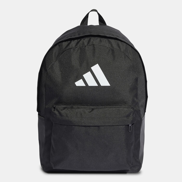 adidas Classic 3 Bar Logo Backpack Black adidas Classic 3 Bar Logo Backpack Black image number 0