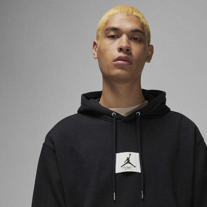 Jordan Men's Flight Fleece Pullover Hoodie Black image number 2