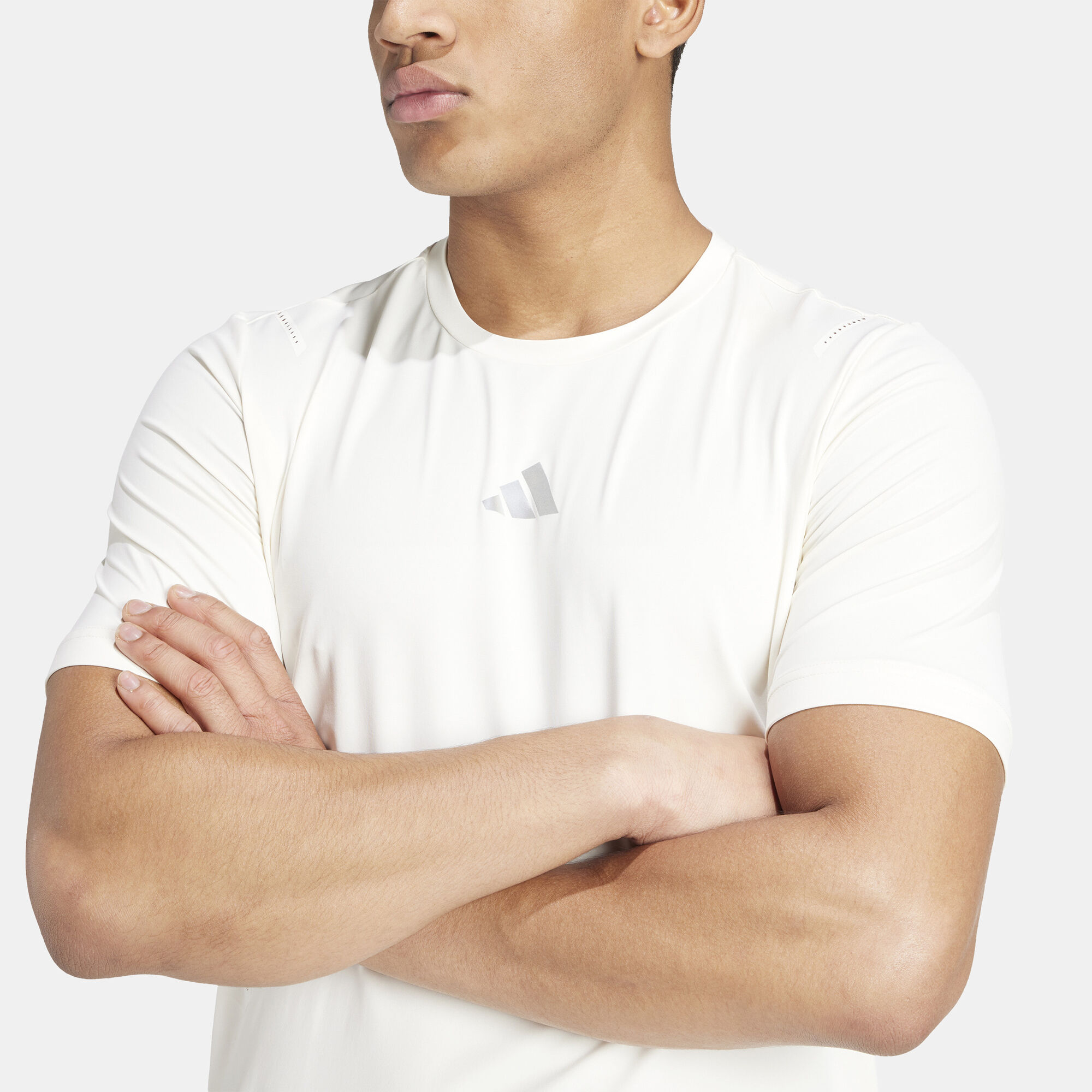 Shop adidas Men's Cool Feel Training T-Shirt White Online in
