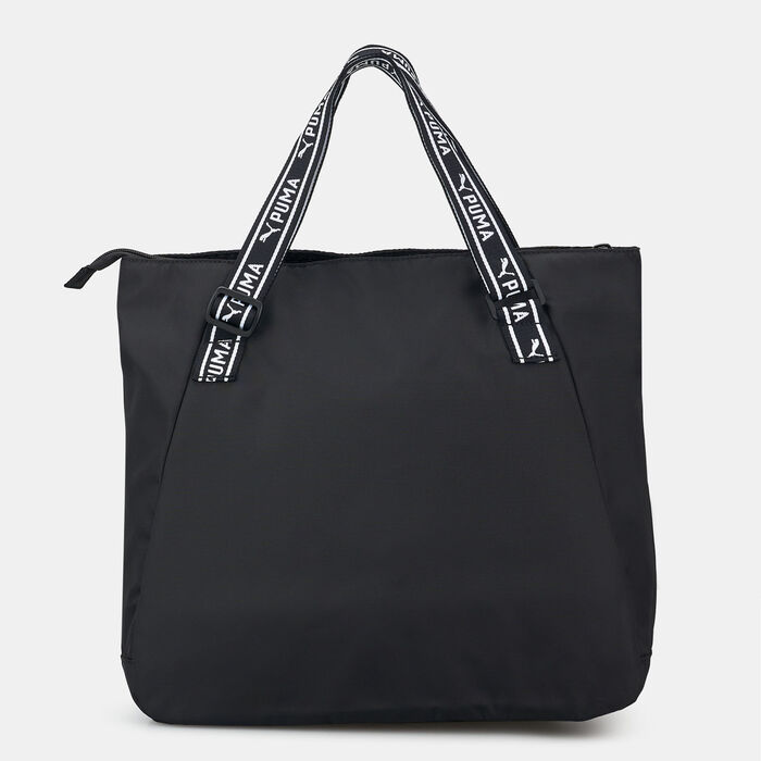 PUMA Women's AT Essentials Training Tote Bag Black PUMA Women's AT Essentials Training Tote Bag Black image number 1