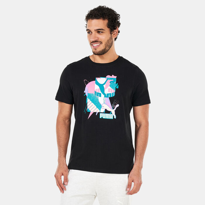 PUMA Men's Fandom Graphic T-Shirt Black PUMA Men's Fandom Graphic T-Shirt Black image number 0