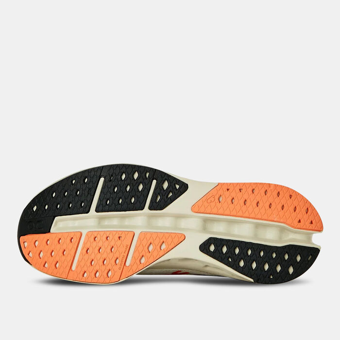 On Women's Cloudsurfer Max Running Shoes White image number 4