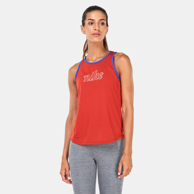 Nike Women's One Dri-FIT Tank Top Orange Nike Women's One Dri-FIT Tank Top Orange