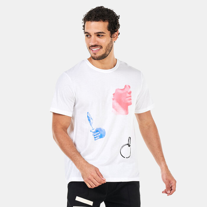 Tee Library Men's Supima Straight Hem T-Shirt White Tee Library Men's Supima Straight Hem T-Shirt White image number 0