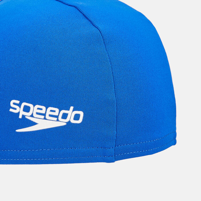 Speedo Kids' Polyester Swimming Cap Blue image number 2