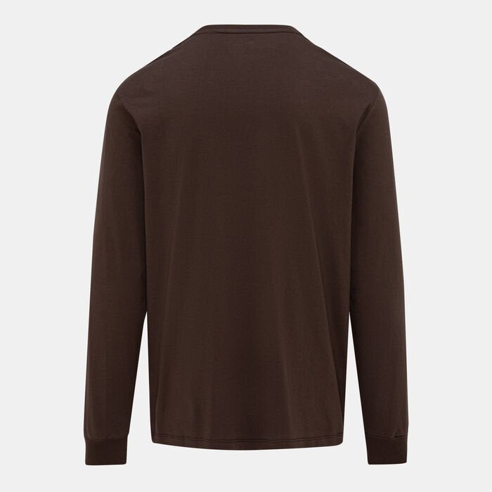 Timberland Men's Illustrated Wood Long Sleeve Graphic T-Shirt Brown Timberland Men's Illustrated Wood Long Sleeve Graphic T-Shirt Brown image number 1
