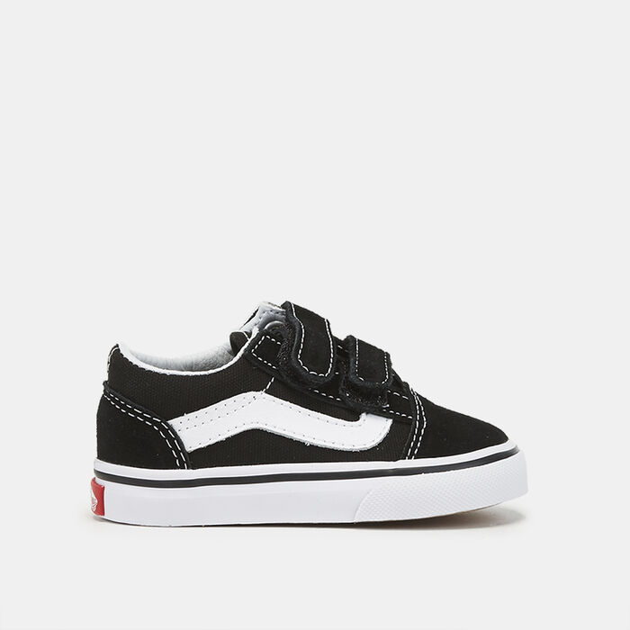 Vans Kids' Old Skool Unisex Velcro Shoes (Baby & Toddler) Black image number 0
