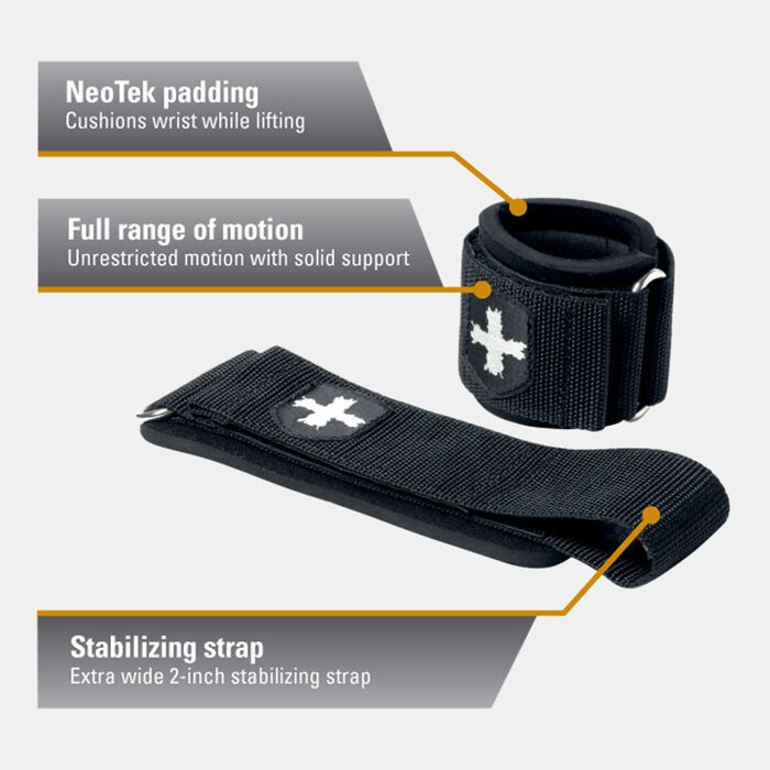 Harbinger Training Wrist Support Wraps Black Harbinger Training Wrist Support Wraps Black image number 3