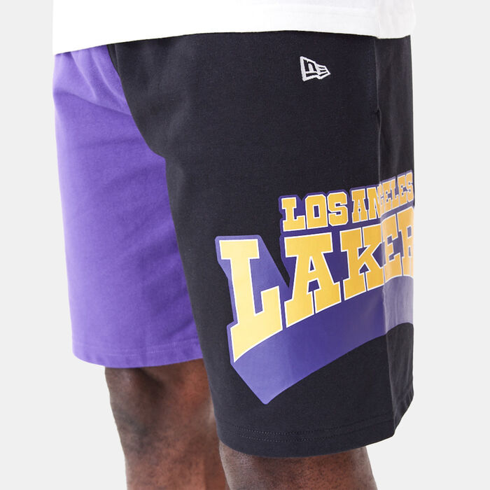 New Era Men's NBA Los Angeles Lakers Jogging Shorts Purple New Era Men's NBA Los Angeles Lakers Jogging Shorts Purple image number 3