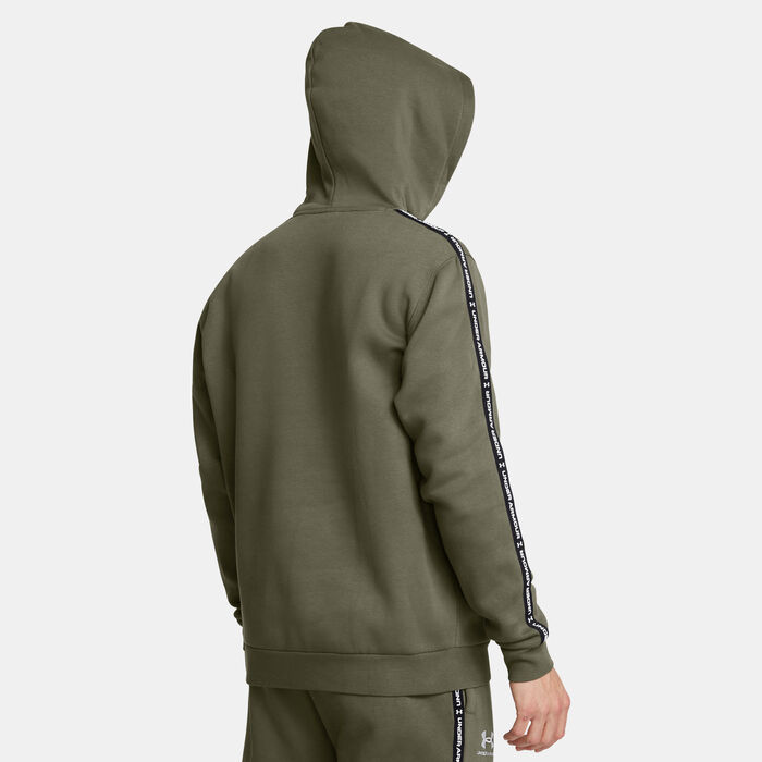 Under Armour Men's Icon Fleece Taping Hoodie Green image number 1