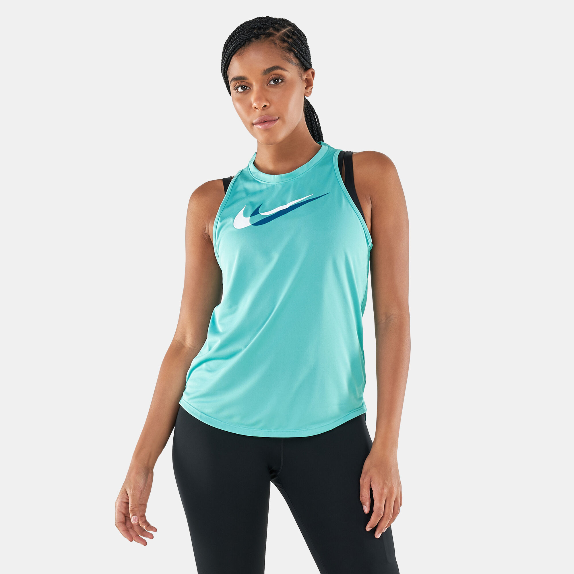 Nike running miler swoosh tank top on sale